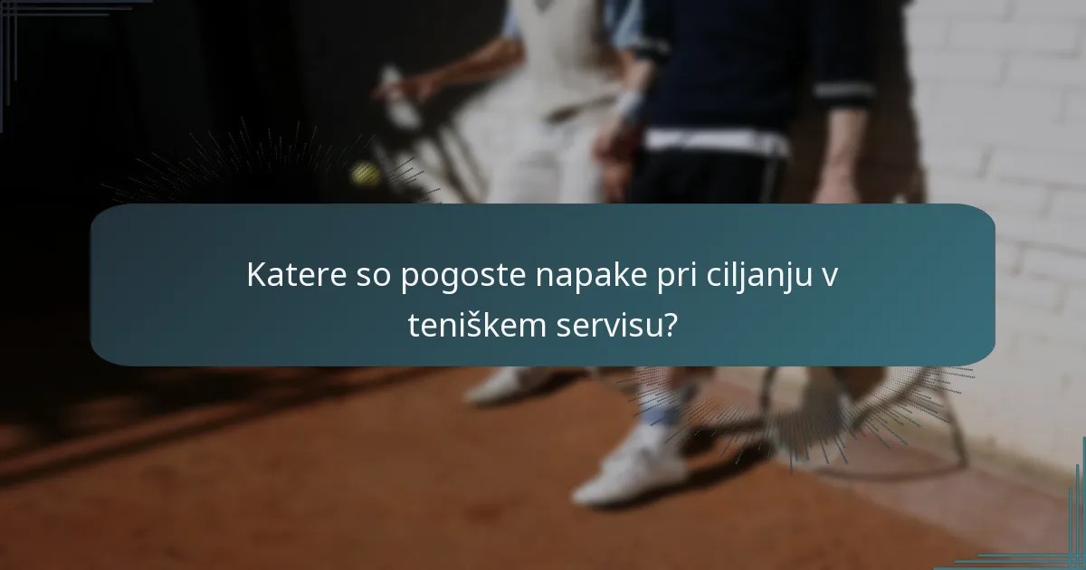 Kako lahko igralci izboljšajo svojo tehniko servisa, da se izognejo kršitvam?